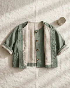 Terra Crop Jacket — Angle & Detail 1
