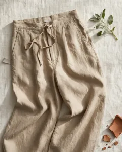 Terra Wide Pants — Angle & Detail 1