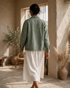 Terra Crop Jacket — Angle & Detail 3