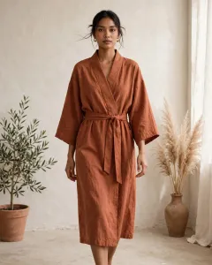Terra Kimono Dress — Angle & Detail 2