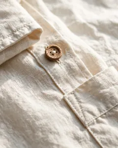 Terra Linen Shirt — Angle & Detail 4