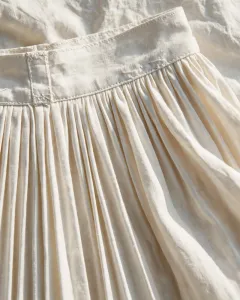Terra Pleated Skirt — Angle & Detail 4