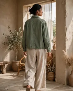 Terra Wide Pants — Angle & Detail 3