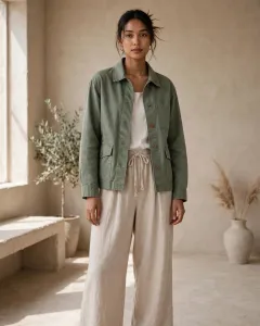 Terra Wide Pants — Angle & Detail 2